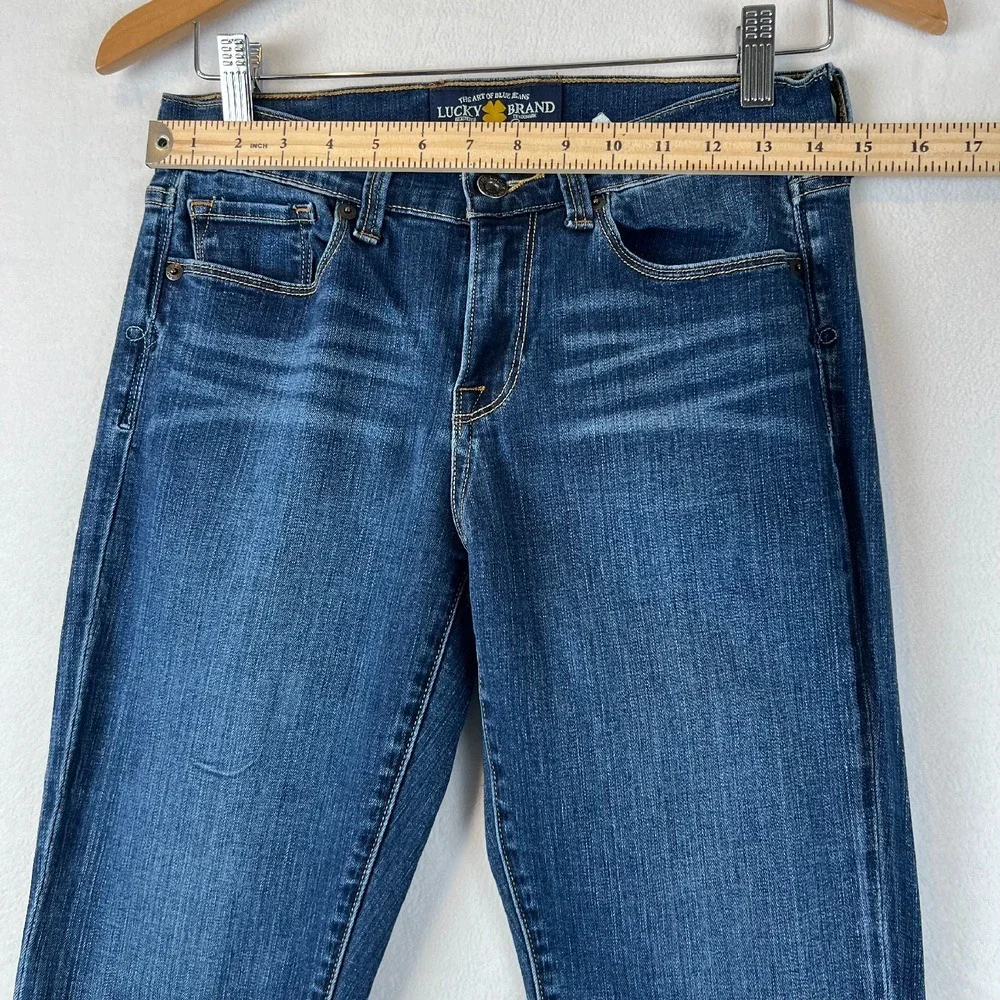 Lucky Brand Sofia Bootcut Jeans Dark Wash Denim Classic Style Womens 4‎ 27